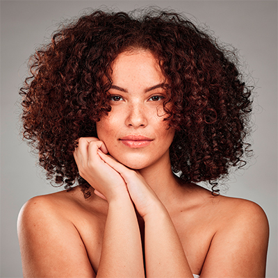 Resultado em cabelo crespo